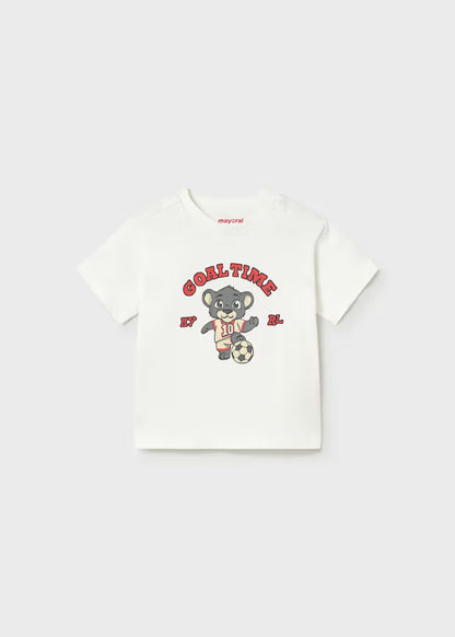 T-shirt con calciatore art.1007-78 MAYORAL