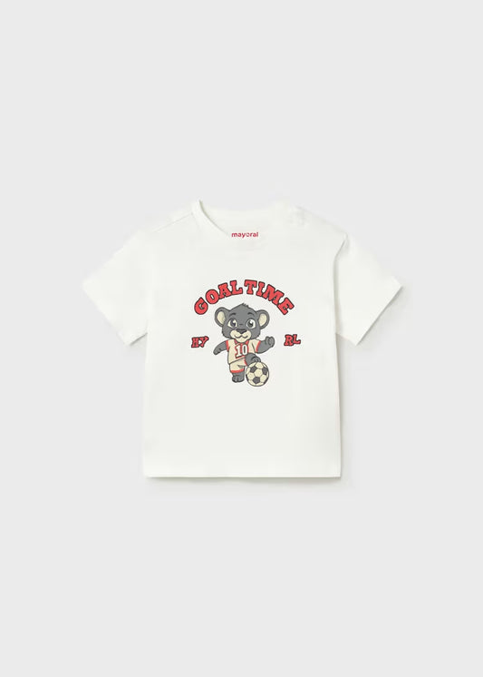 T-shirt con calciatore art.1007-78 MAYORAL
