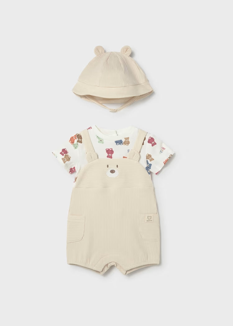Tutina finta salopette con cappello MAYORAL