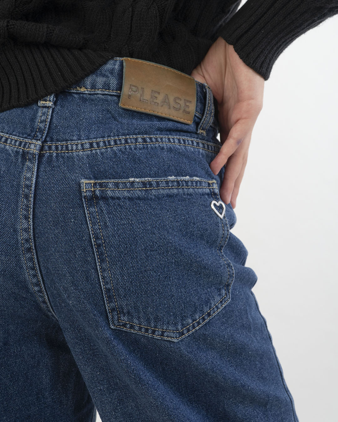 Jeans elasticizzati a palazzo Please
