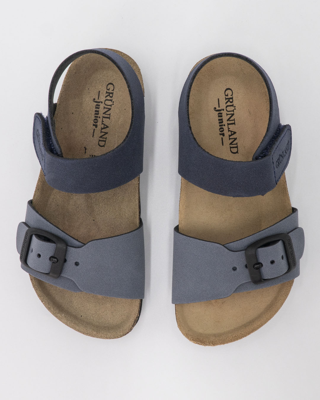 Sandalo bicolor con sottopiede in pelle GRUNLAND