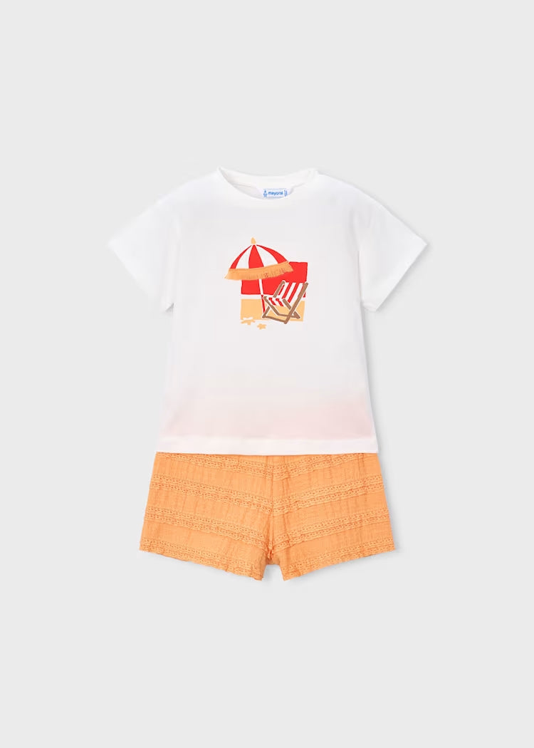 Completo con short in pizzo art.3231-77 MAYORAL