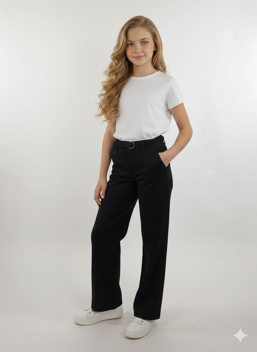 Pantaloni eleganti a zampa art.SHARON-00016 KOCCA