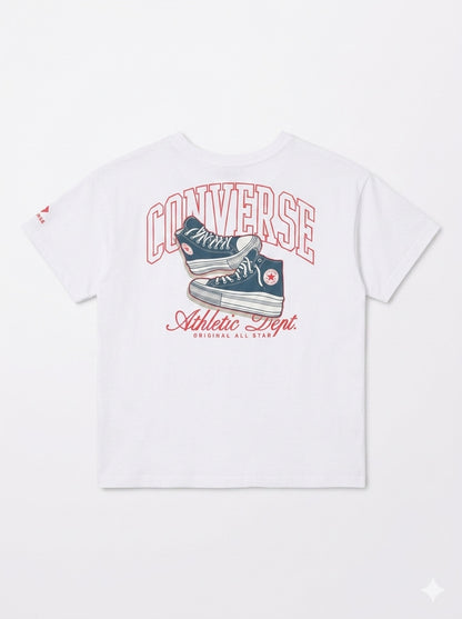 T-shirt con stampa dietro 4CH768-001 CONVERSE