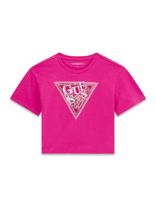 T-shirt con paillettes J6GI24K6YW4-G4A2 GUESS