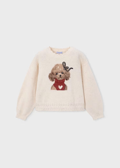 Maglione con cagnolina art.4.315-036 MAYORAL