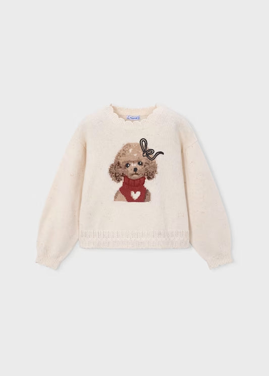 Maglione con cagnolina art.4.315-036 MAYORAL