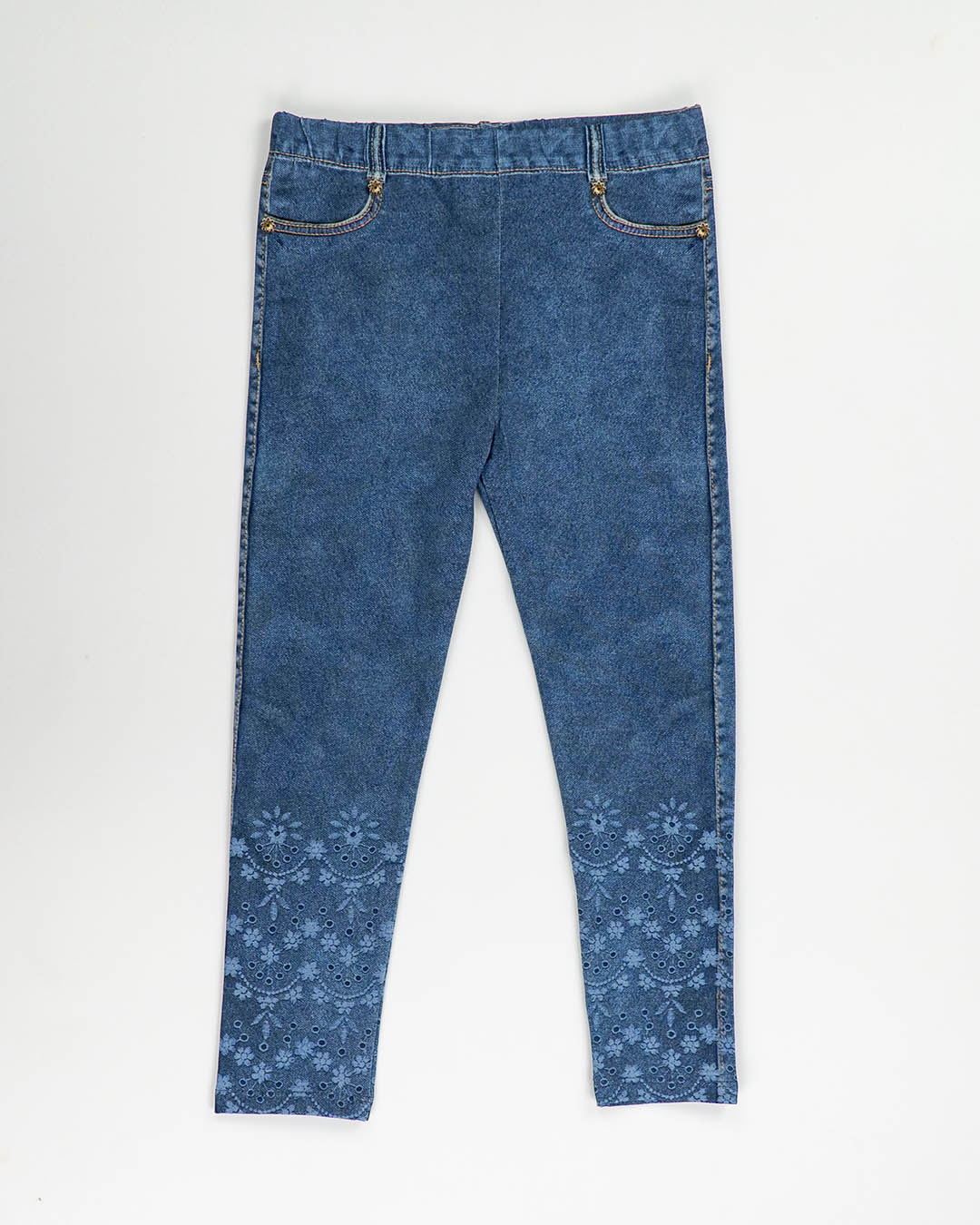 Leggings stampa jeans