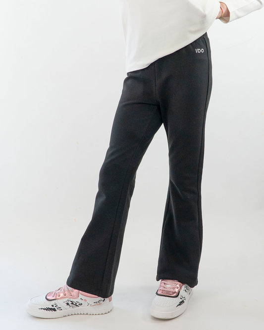 Pantaloni felpati a zampa I DO