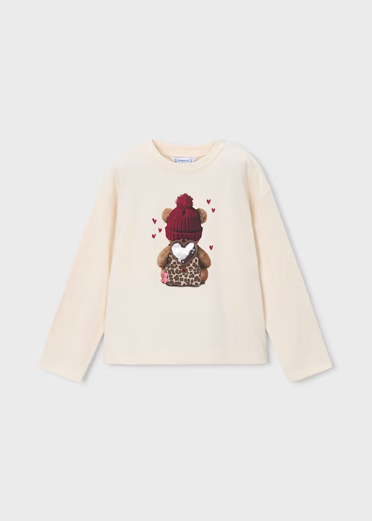 T-shirt con pailettes art.4.027-016 MAYORAL