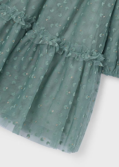 Abito in tulle ricamato art.4.924-032 MAYORAL
