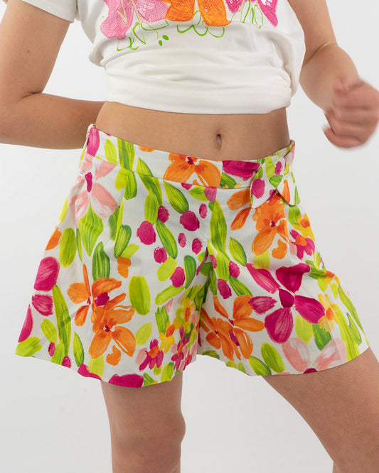 Gonna pantalone in satin