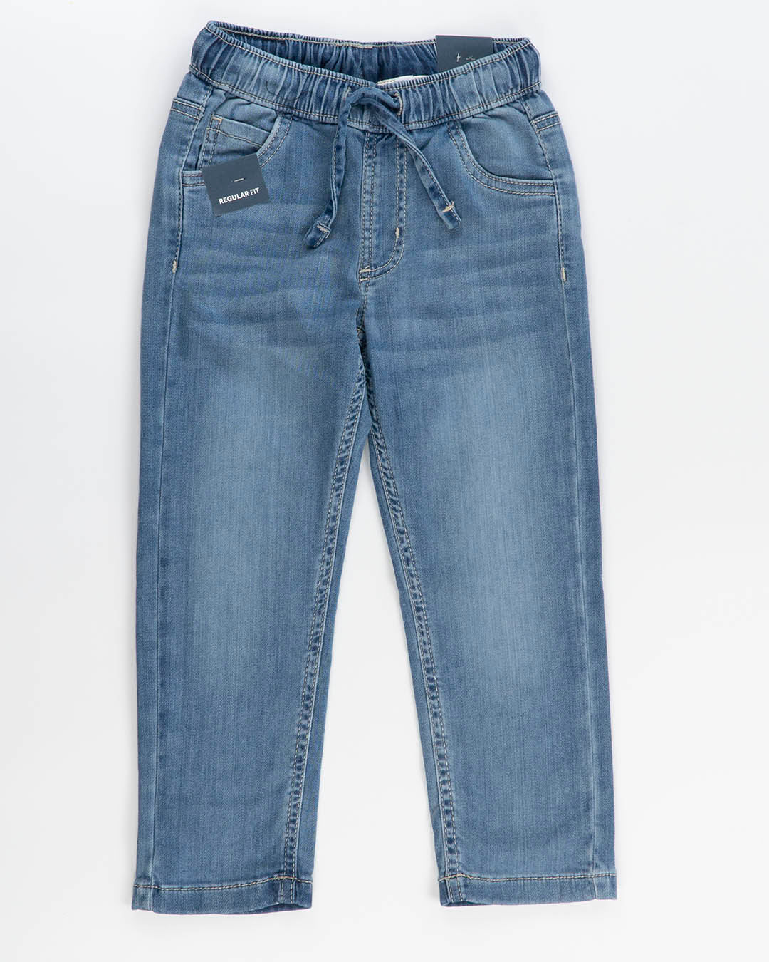 Jeans elasticizzato con elastico in vita I DO
