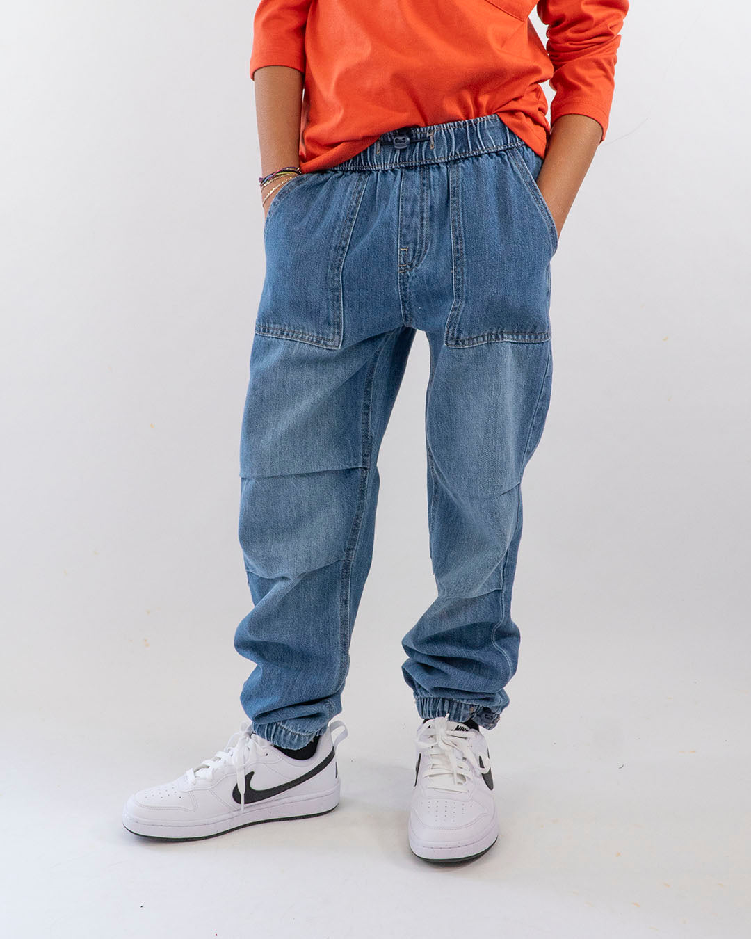 Jeans  con elastico in cintura MAYORAL