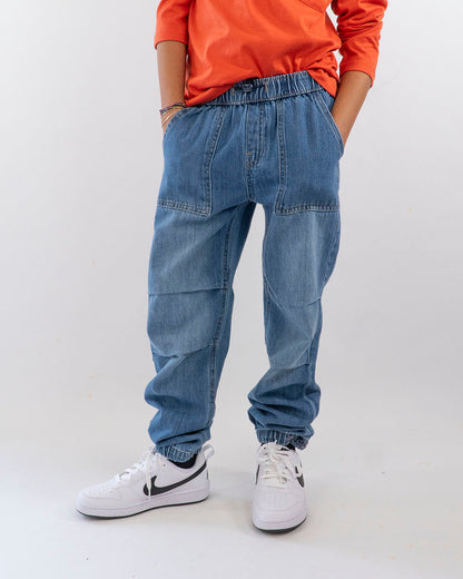 Jeans  con elastico in cintura MAYORAL