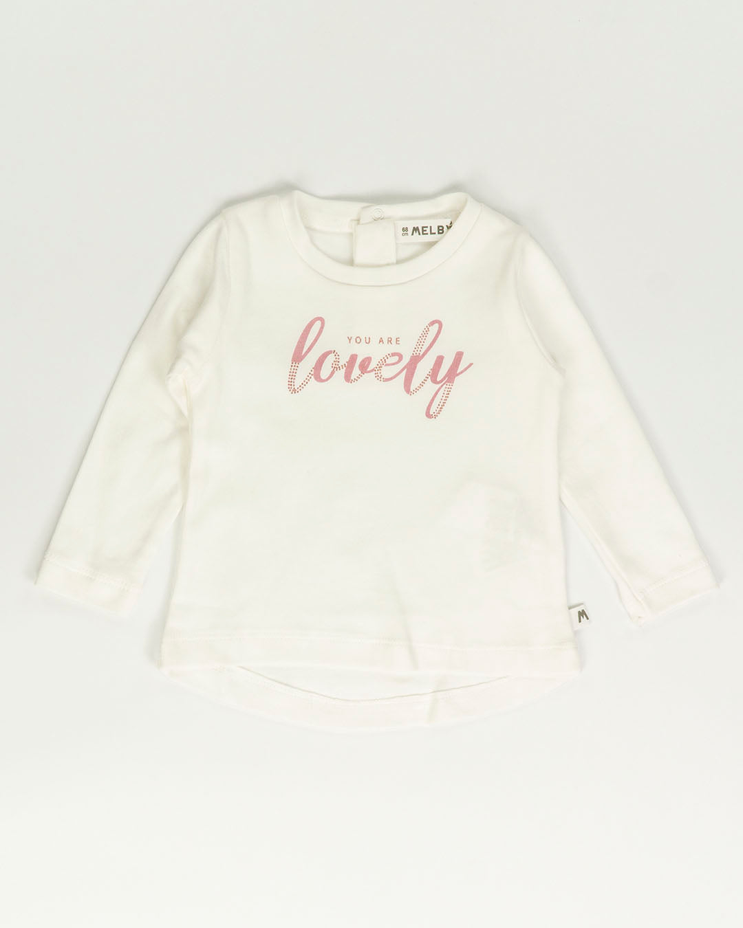 Completo 3 pz. felpato con cuoricini MELBY