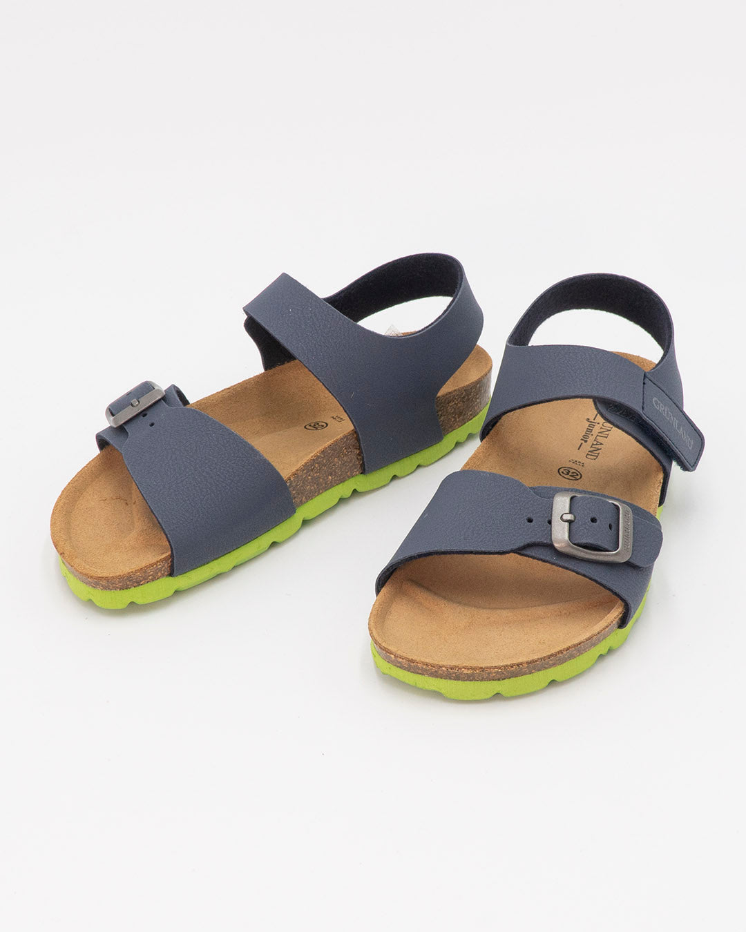 Sandali con suola colorata e strappoGRUNLAND