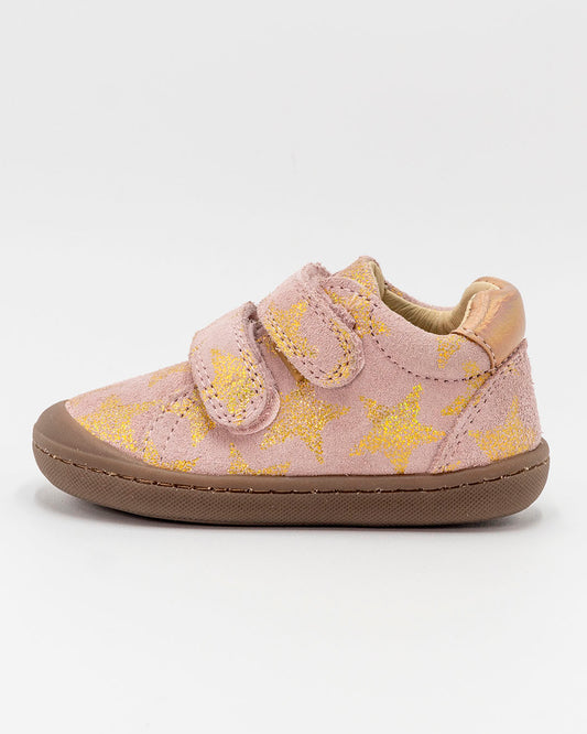 Scarpe primipassi scamosciate con stelle PRIMIGI