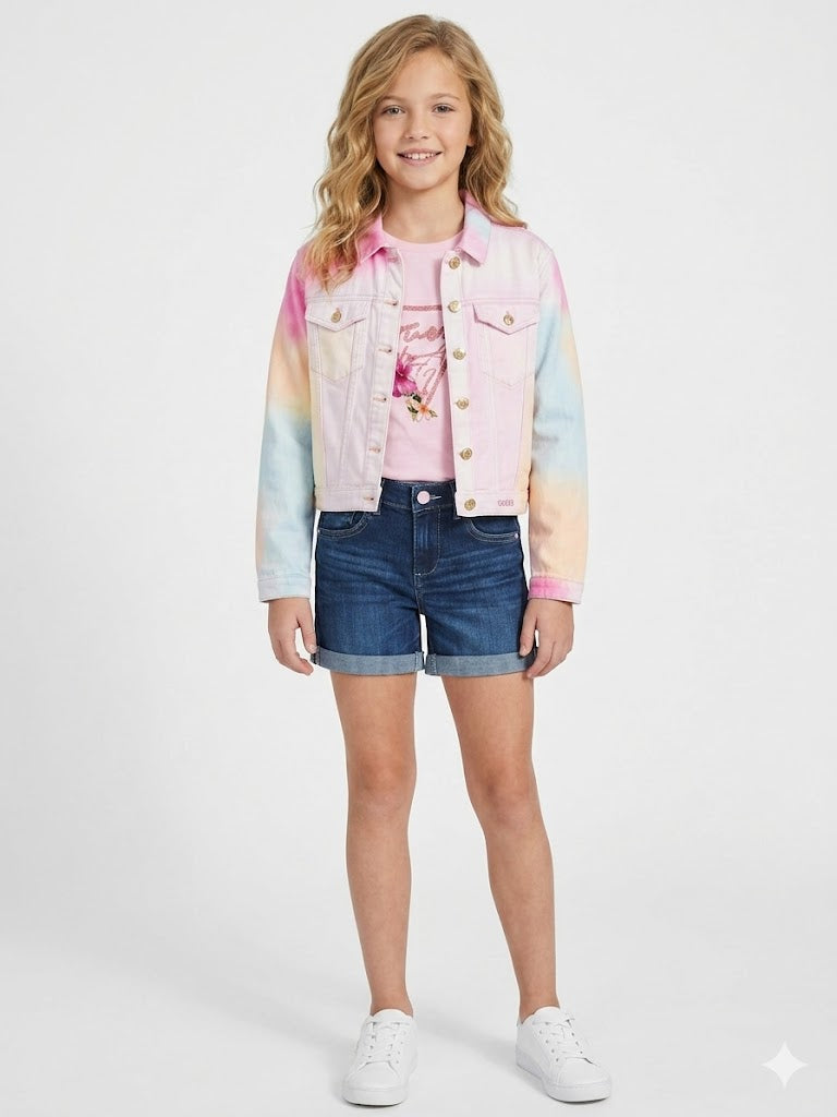 Giacca con fantasia tropicale GUESS
