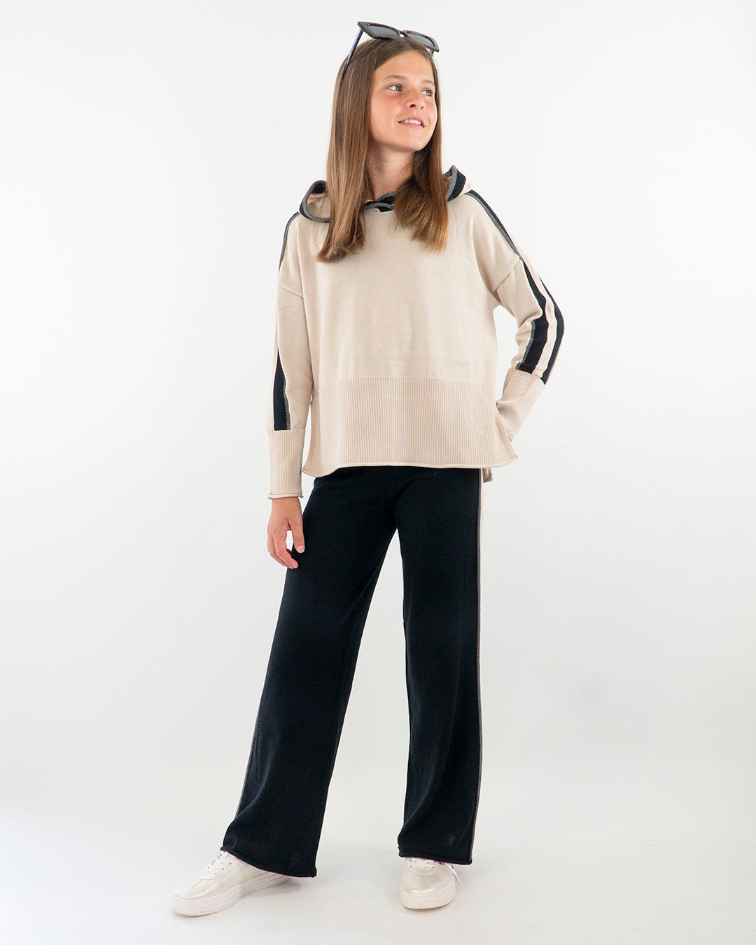 Completo 2 pz. in tricot con cappuccio MAYORAL