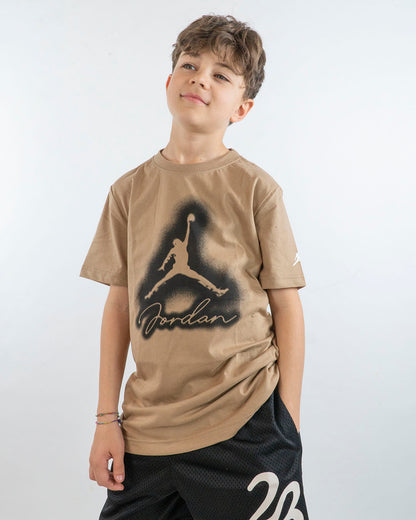 T-shirt con logo dai contorni sfumati JORDAN