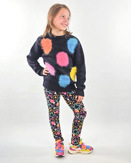 Maglione con maxipois