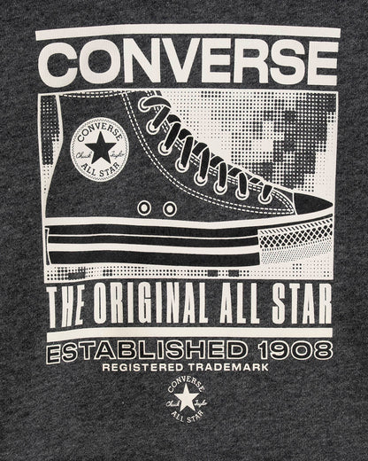 Felpa a peso medio chiusa con cappuccio CONVERSE