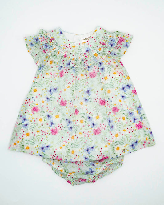 Abito con voillant e culotte