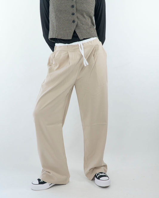 Pantaloni fluidi con fascia elastica in vita I DO