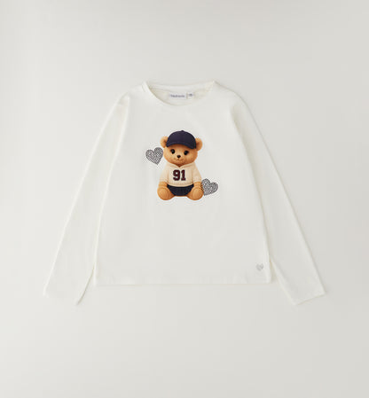 T-shirt con orsetto art.0.H233-0112 SARABANDA