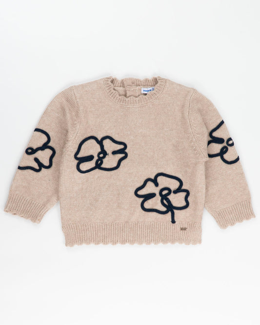 Maglione con ricamo con fettuccina MAYORAL