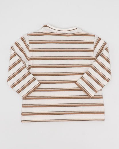 T-shirt rigata con bottoncini MAYORAL
