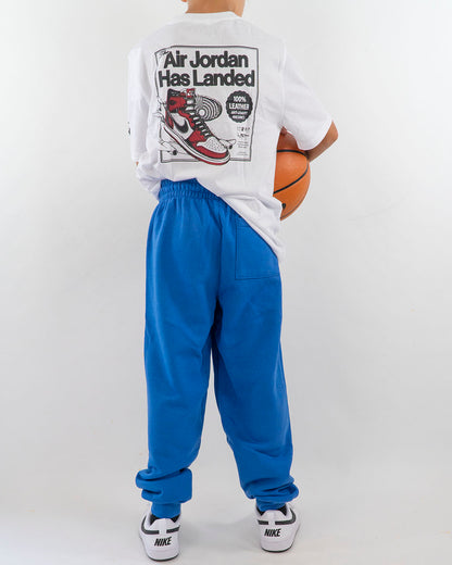 Pantalone felpato con scritta gommata JORDAN