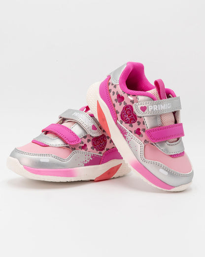 Scarpe in ecopelle con luci e cuoricini PRIMIGI