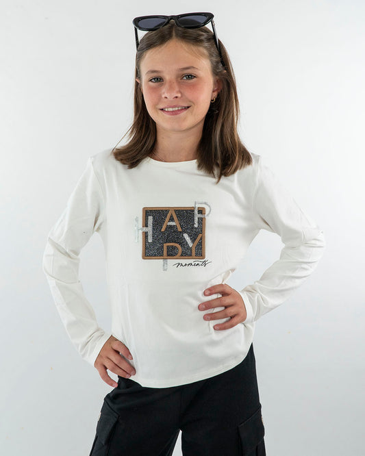 T-shirt manica lunga Happy MAYORAL