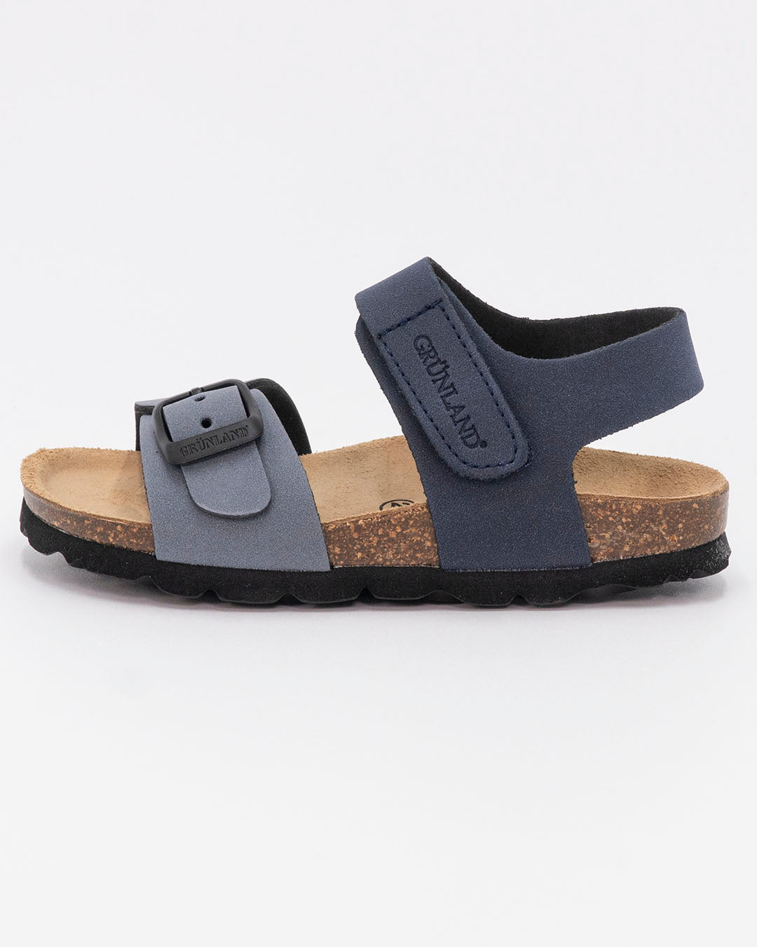 Sandalo bicolor con sottopiede in pelle GRUNLAND