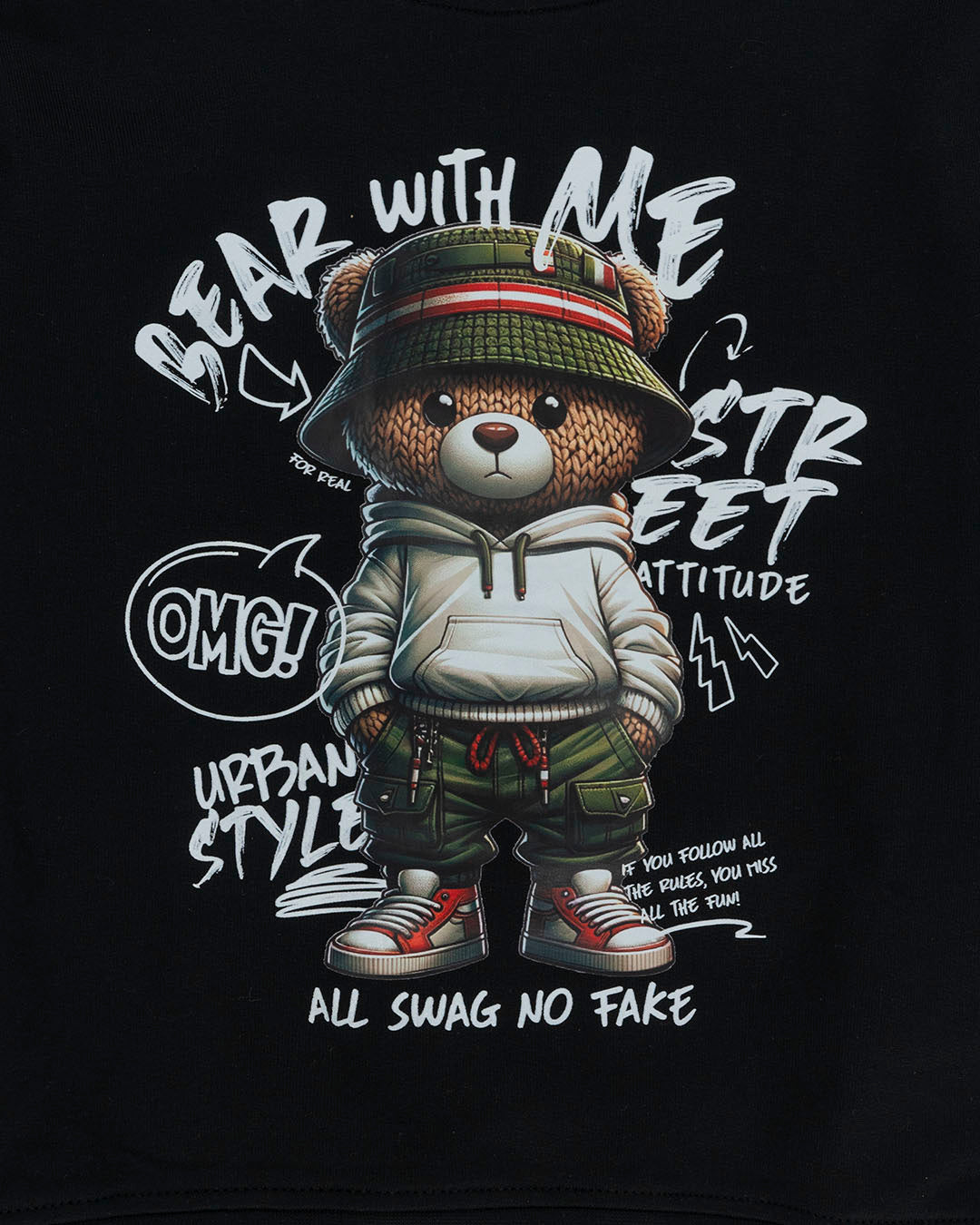 Tuta 2 pz. felpata con osetto urban style I DO