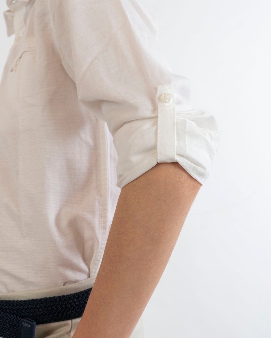 Camicia manica lunga in misto lino Mayoral