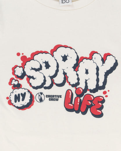 Tuta 3 pz. felpata bicolor Spray life I DO