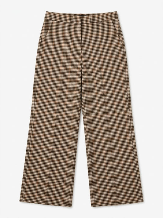 Pantaloni larghi a quadretti art.LILMUT-F3037KOCCA