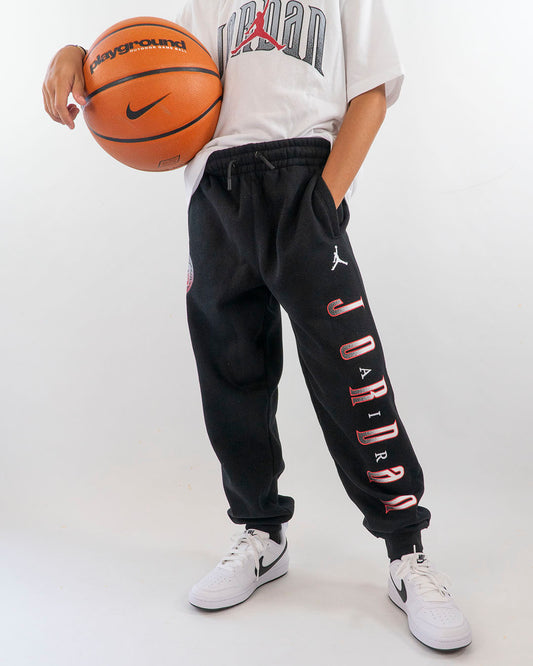 Pantaloni felpati con scritta sfumata JORDAN