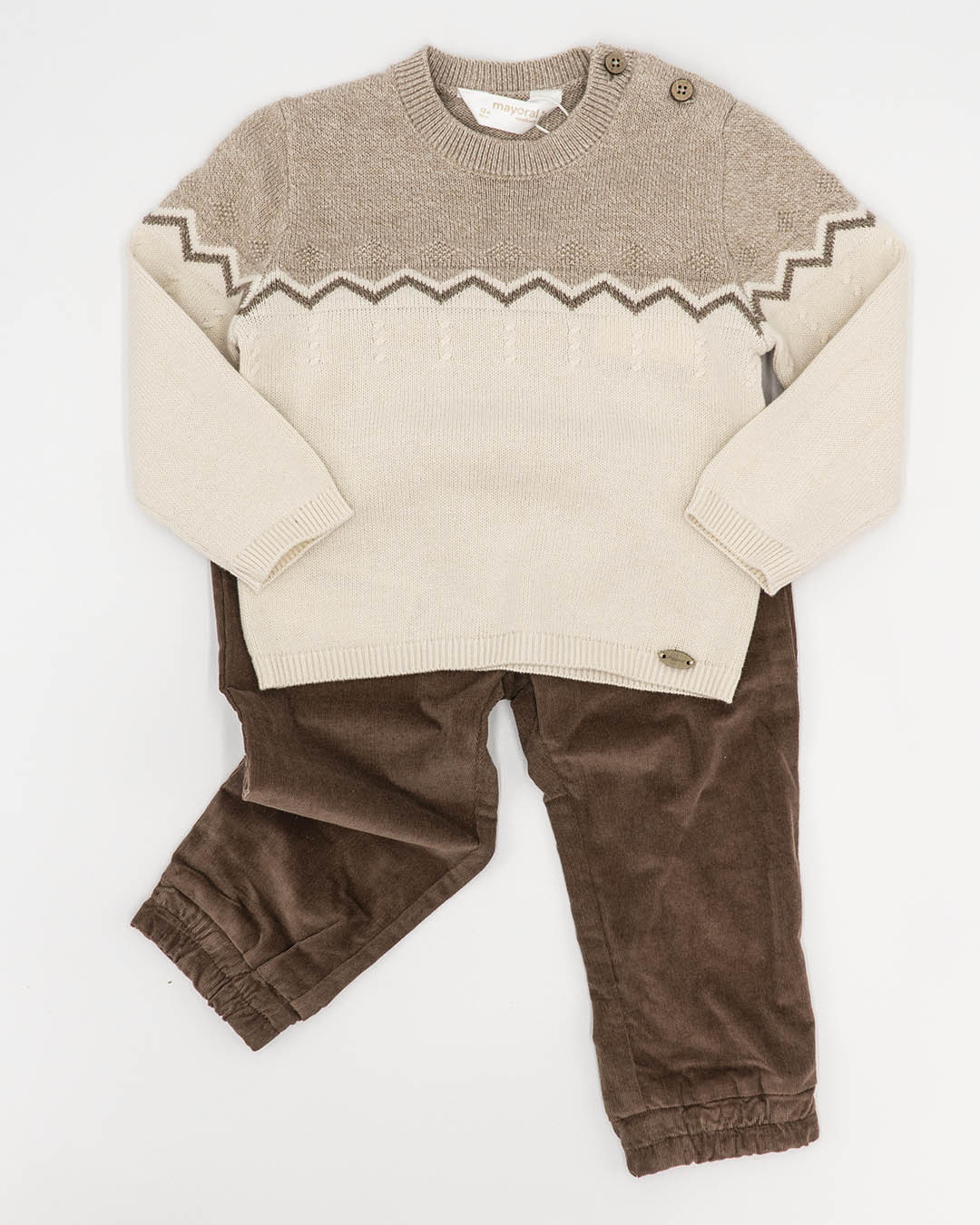 Completo 2 pz. con pantaloni in velluto MAYORAL