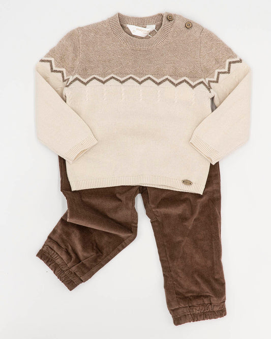 Completo 2 pz. con pantaloni in velluto MAYORAL