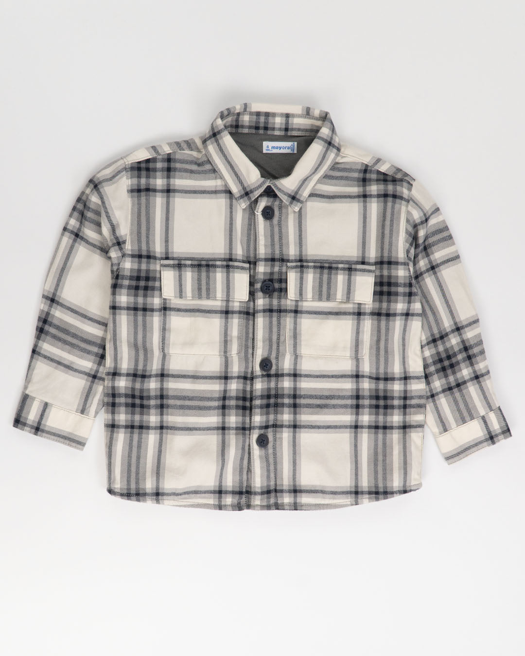 Camicia a quadri foderata in cotone MAYORAL