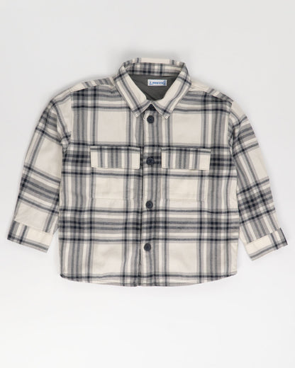 Camicia a quadri foderata in cotone MAYORAL