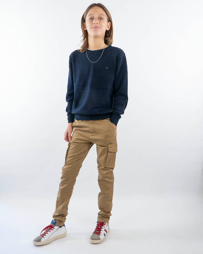 Pantalone lungo modello chino slim
