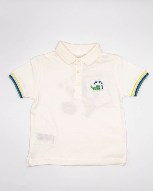 Polo manica corta con coccodrillo