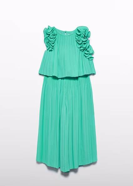 Completo 2 pz. plissettato con rouges ABEL & LULA