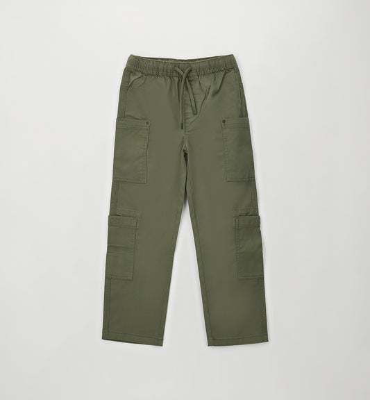 Pantaloni cargo con elastico art.4.H674-5554 I DO