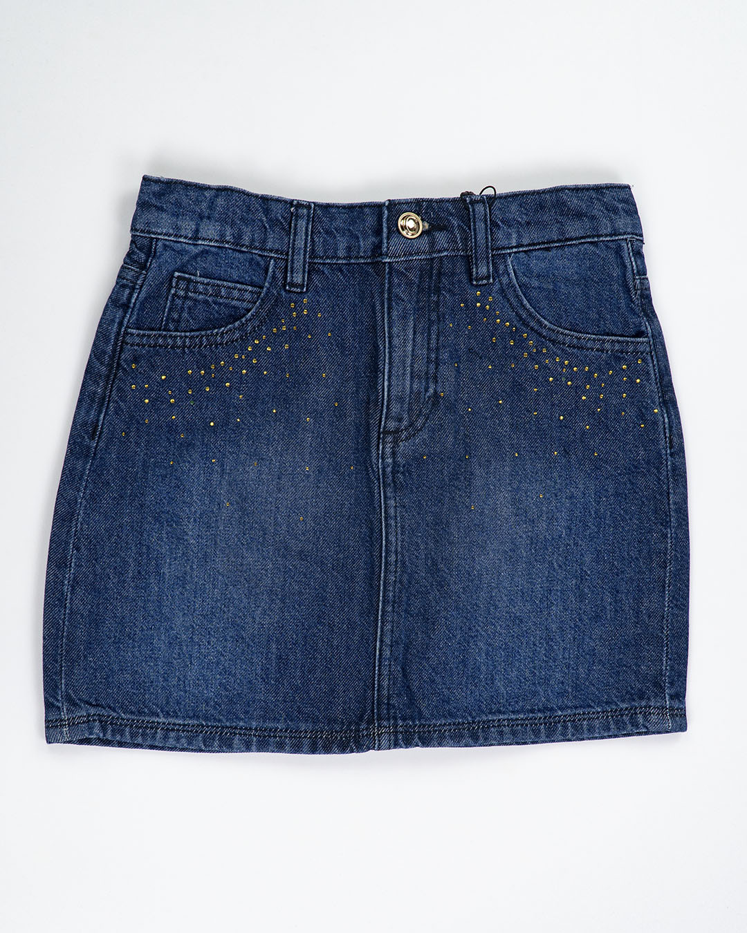 Gonna in jeans con strass